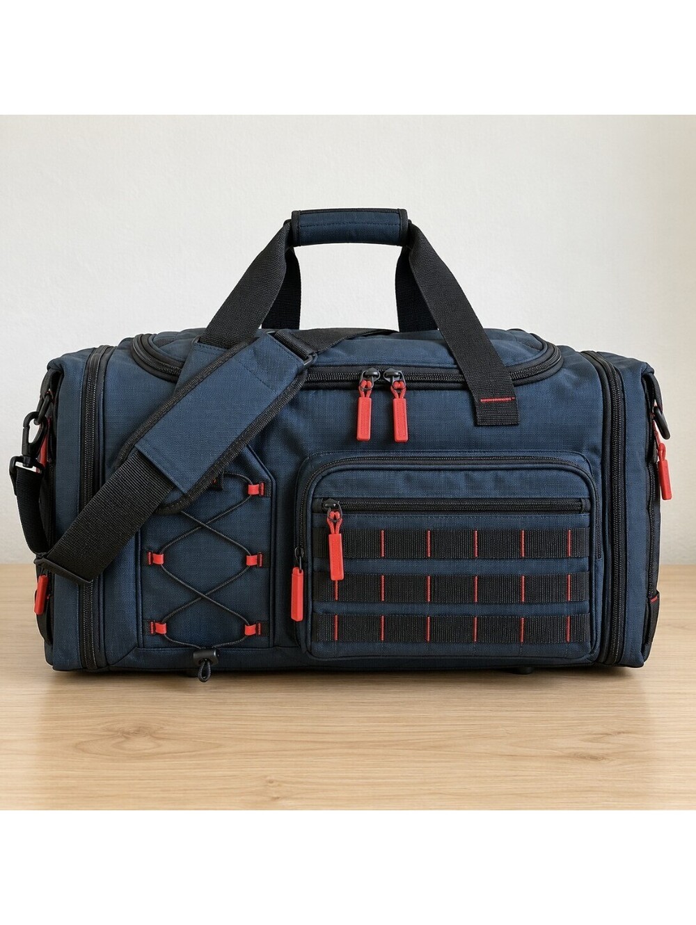 Expandable Travel Duffel Gym Bag with Shoe Compartment